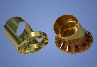 High-precision CNC milled metal parts